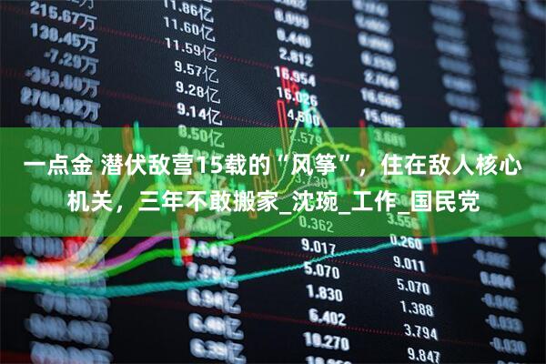 一点金 潜伏敌营15载的“风筝”，住在敌人核心机关，三年不敢搬家_沈琬_工作_国民党